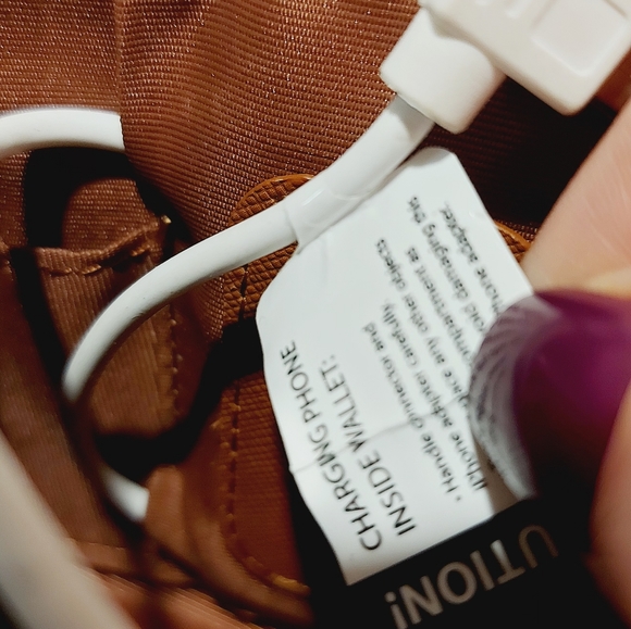 TRIPLE C PHONE CHARGING WALLET NWOT! - Picture 7 of 8